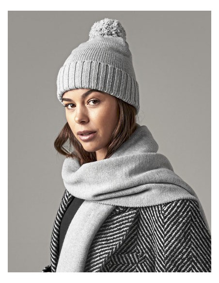 BEE-B401-Knitted Scarf and Beanie Gift Set 2